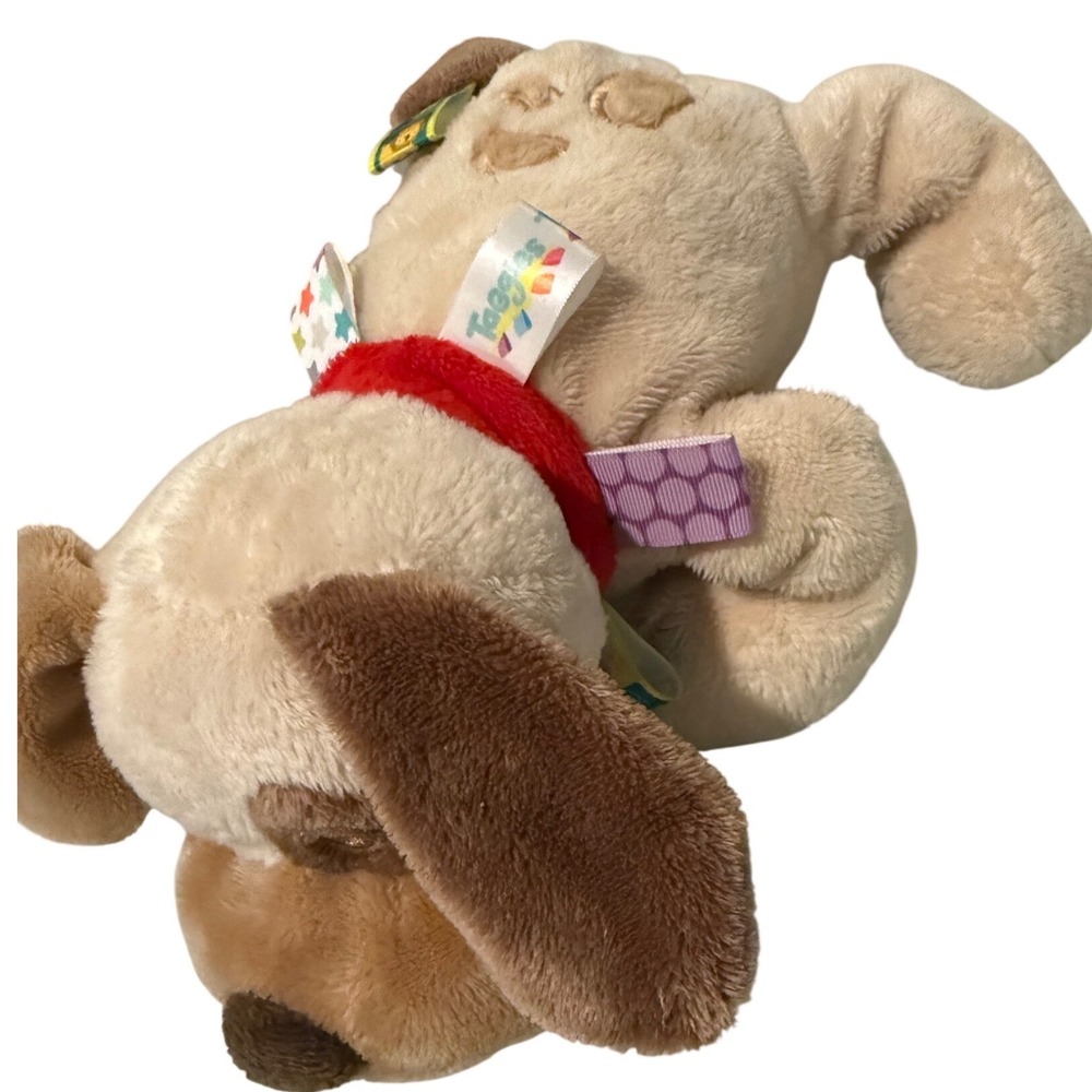 Taggies Dog Buddy Mary Meyer Signature Collection Plush MultiColor Lovey Toy Y2K